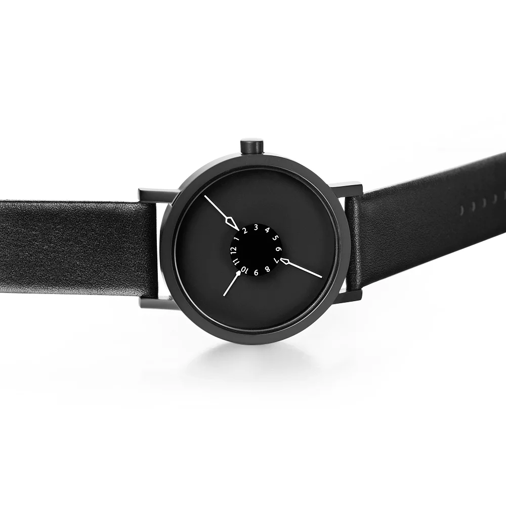 Nadir is a watch that defies convention by pointing the hands inwards rather than outwards