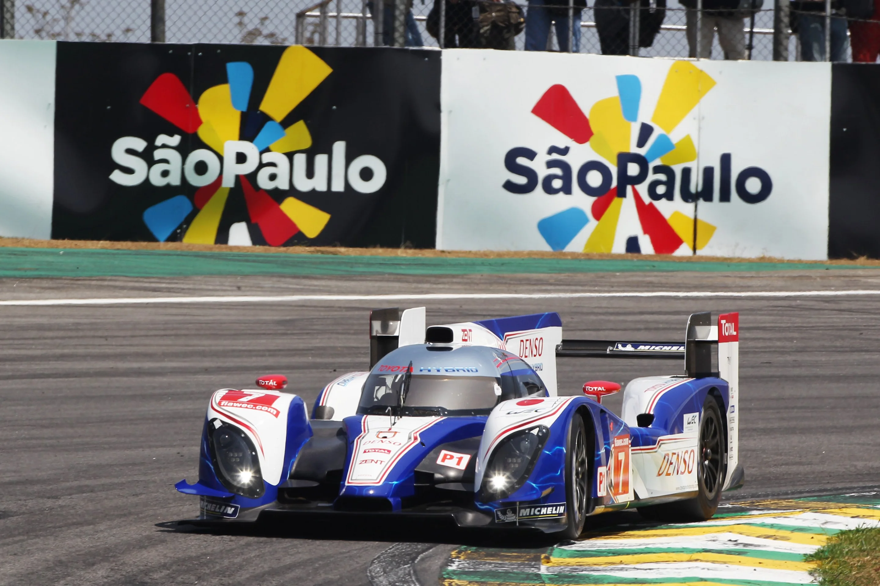 The Toyota TS030 at Interlagos