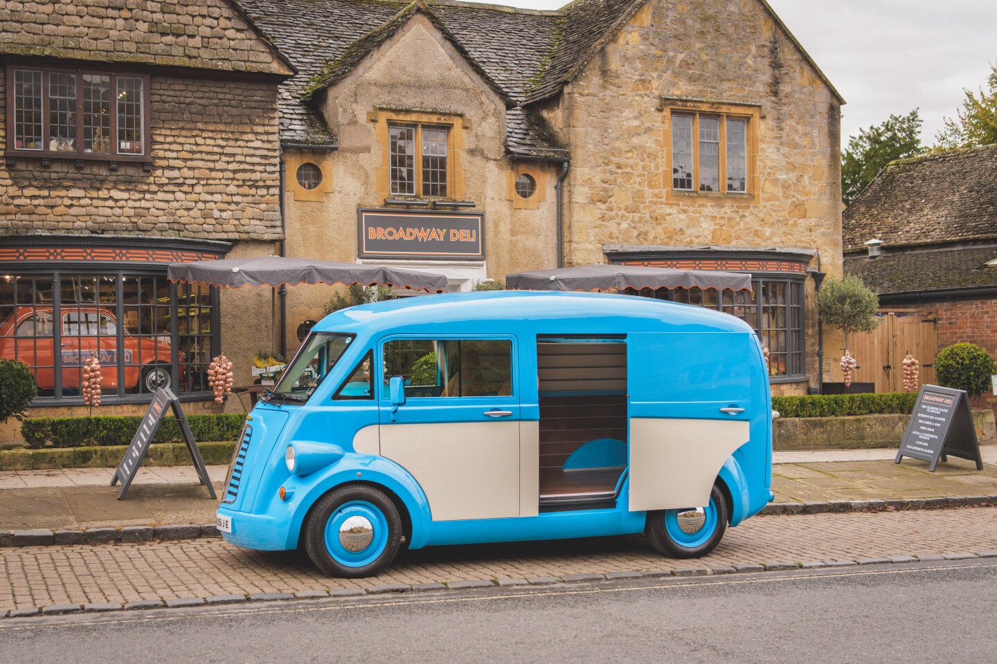 The Morris JE electric van, in all its quirky glory