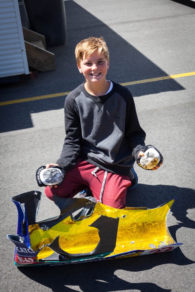 Ben Brammich, young rider and WSBK fan