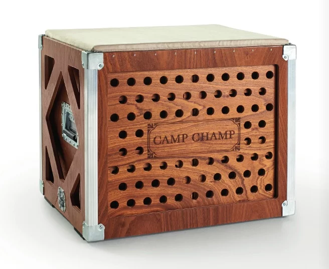 The Camp Champ packs neatly for convenient transport