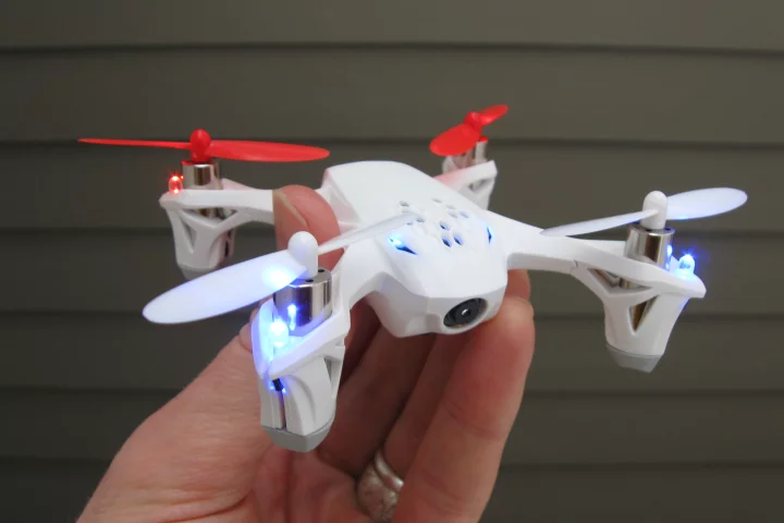 The Hubsan X4 FPV is likely the world's smallest quadcopter that can be flown by first-person-view