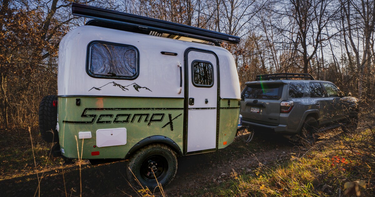 Spesifikasi ‘telur’ kemping fiberglass Scamp yang ikonik menjadi off-roader pertama
