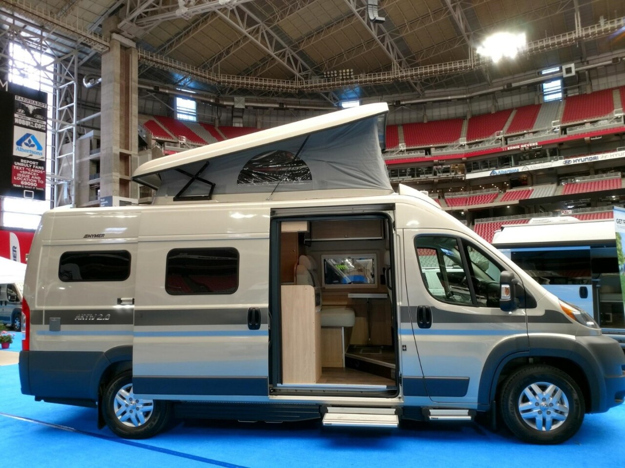 Roomy poptop camper van sleeps the active, nomadic family of 5