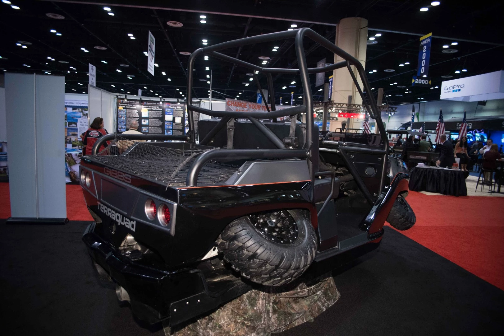Gibbs Terraquad: you need a roll cage on a 140-horsepower ATV!