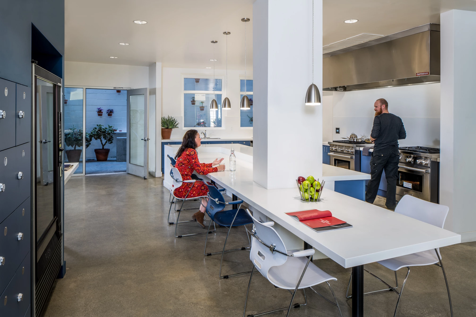 Rossmore & Weldon is part of a larger housing project in the area and turns two little-used courtyards into social spaces for residents