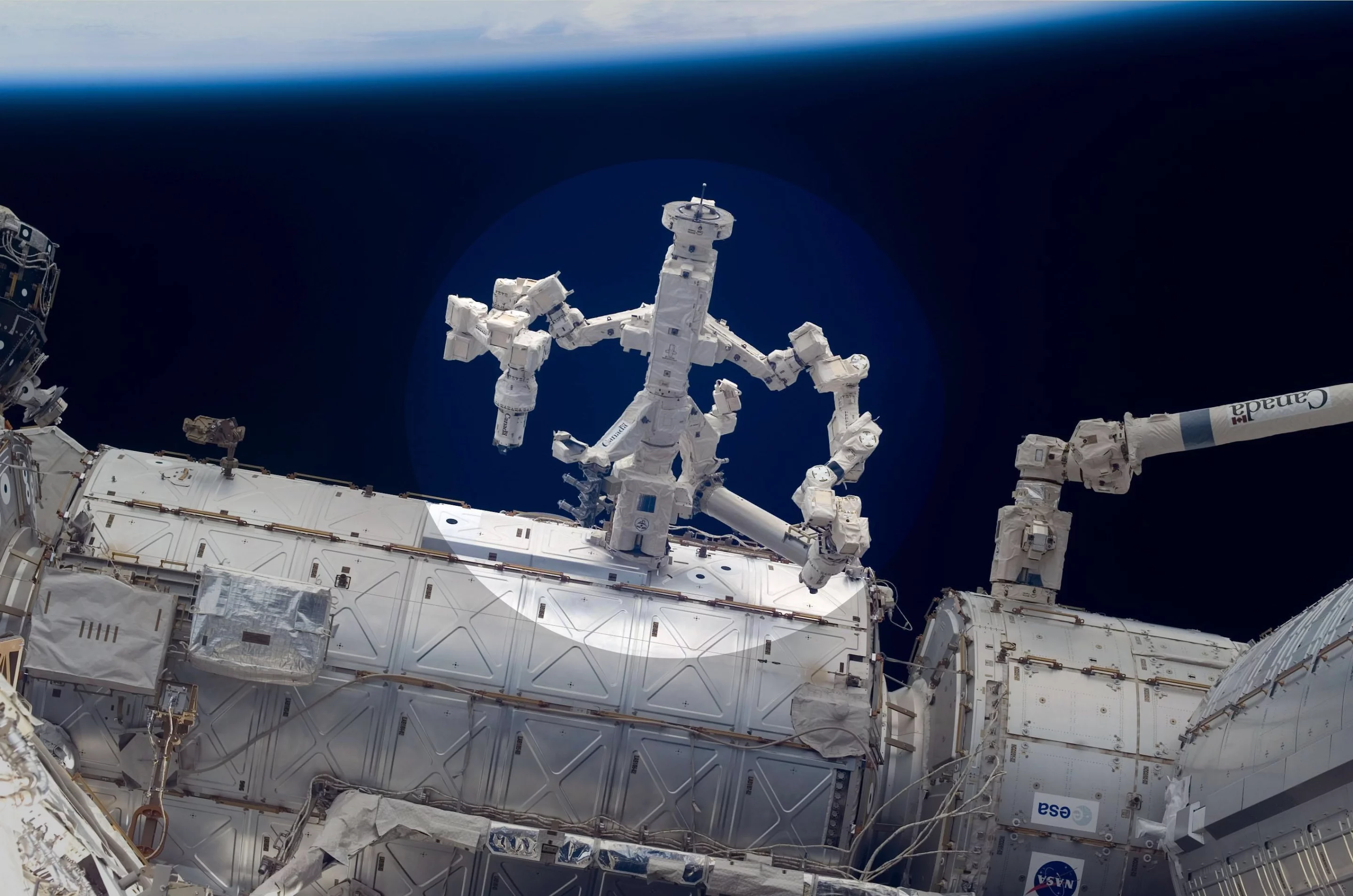 Dextre on the ISS (Image: NASA)
