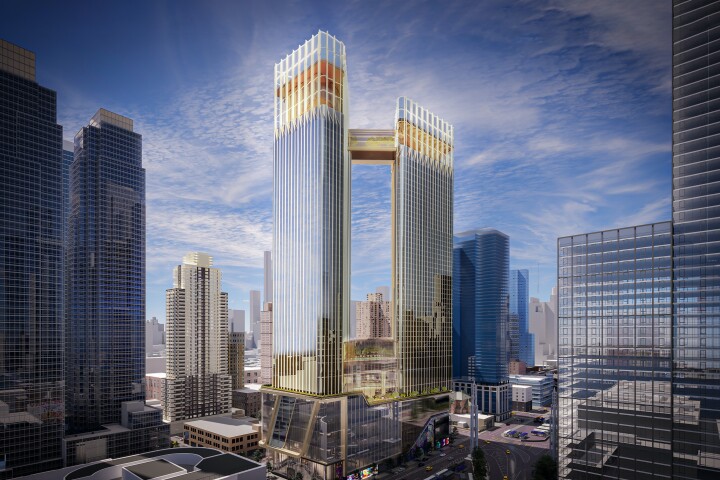 The Avenir's two skyscrapers will consist of 46 floors each