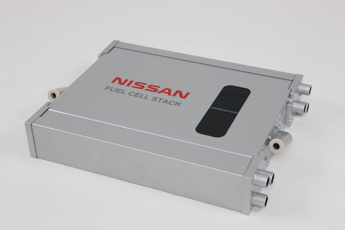Nissan yesterday revealed a new Fuel Cell Stack for Fuel Cell Electric Vehicles (FCEV) that packs 85 kilowatts into a 34-liter package