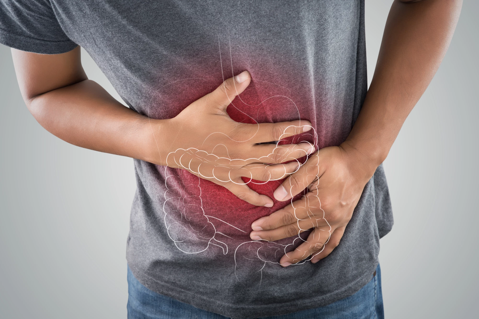 A touch-sensitive protein, normally located in the skin, has been found in the gut, and it may be linked to constipation