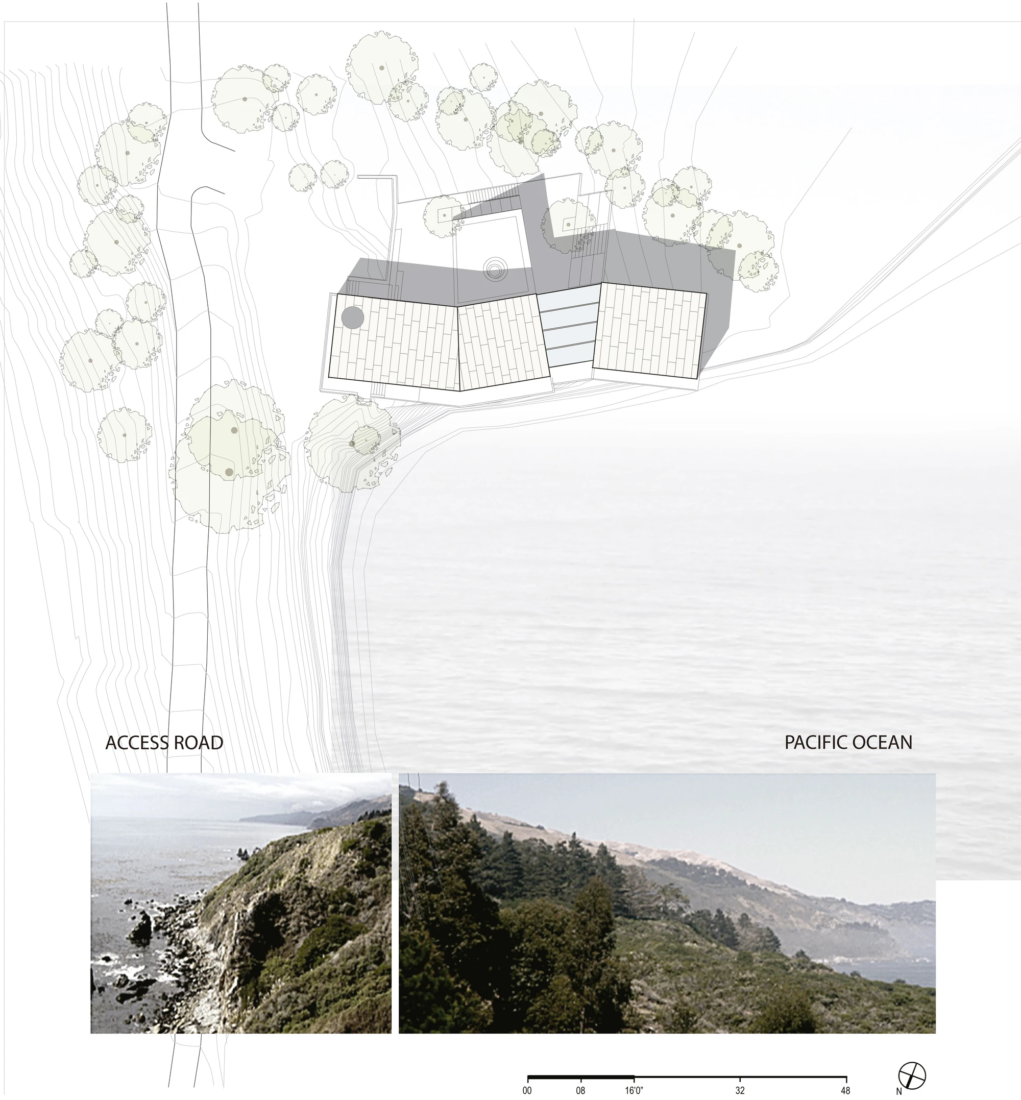 Architectural drawing of the Fall House (Image: Fougeron Architecture)