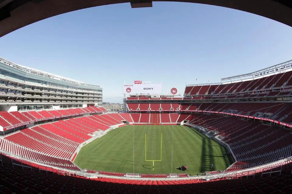 On-field action at the Levi's Stadium is also captured using 10 4K Sony F55 cameras