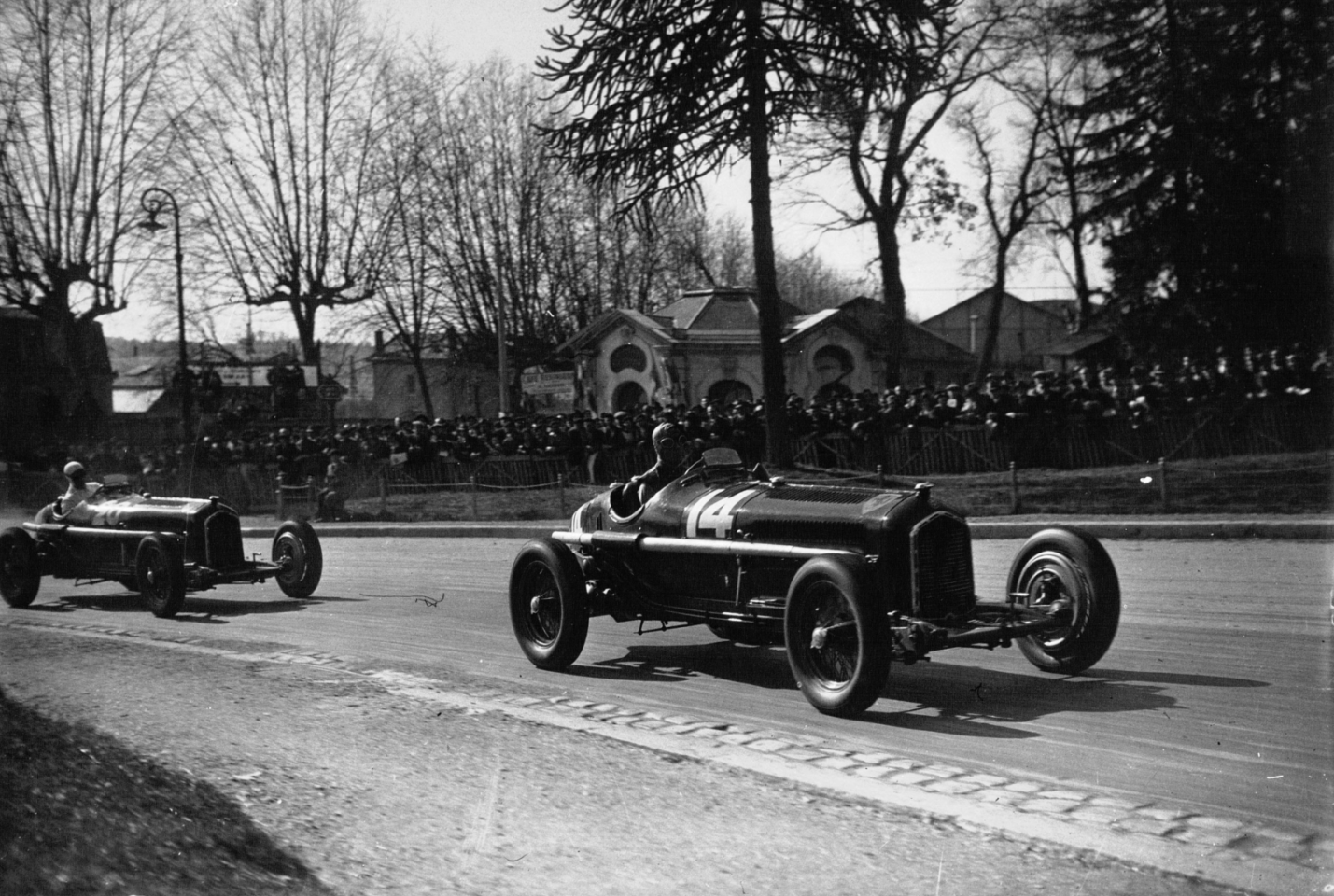Nuvolari during his epic drive at the 1935 German Grand Prix
