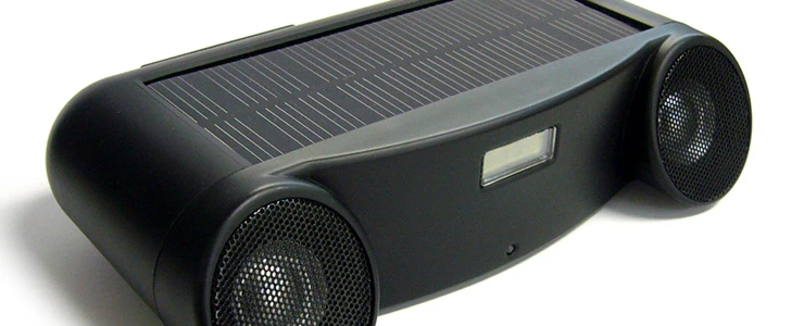 The Landport Solar Sound speakers