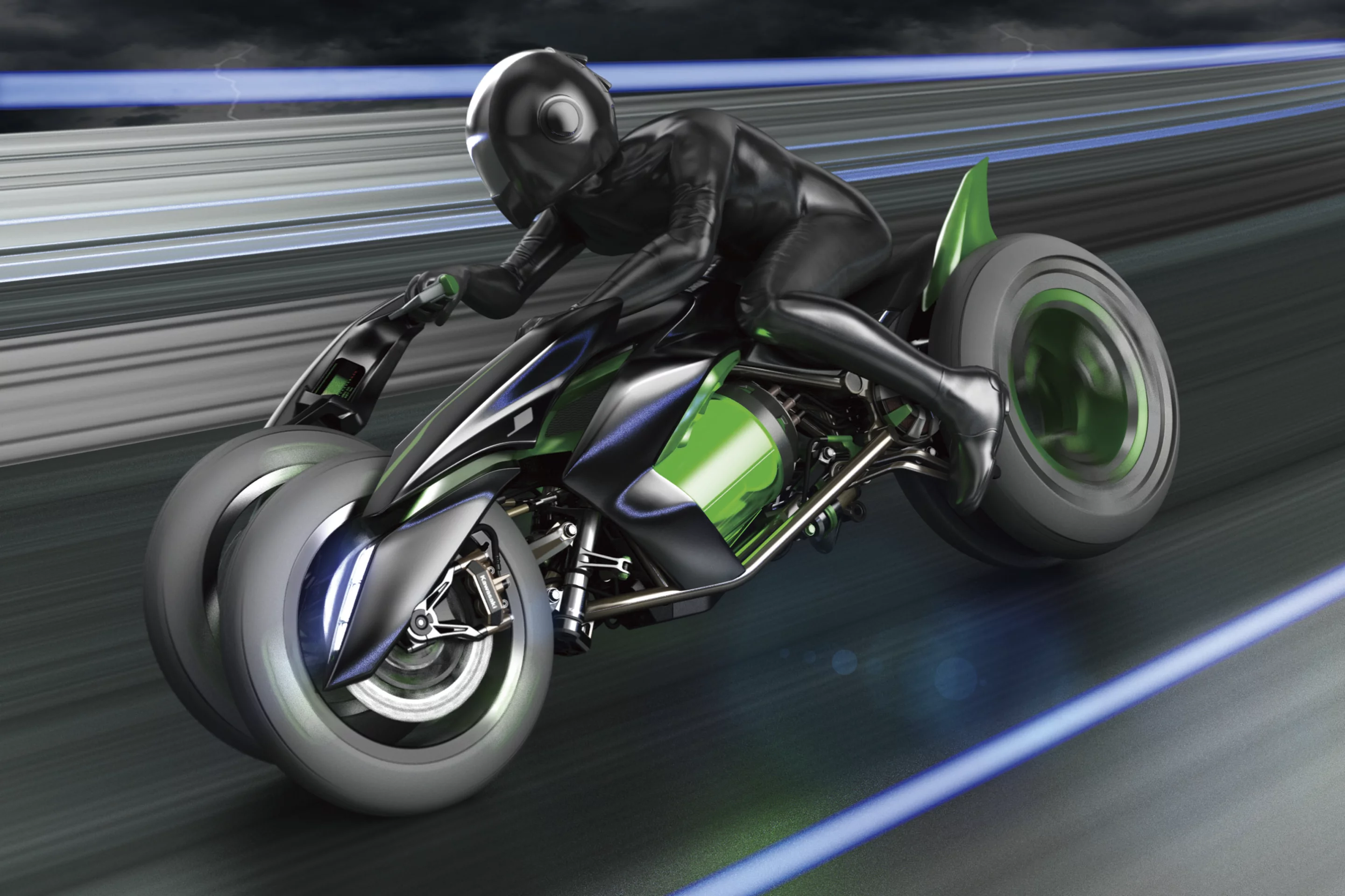 The Kawasaki J concept in Sport mode