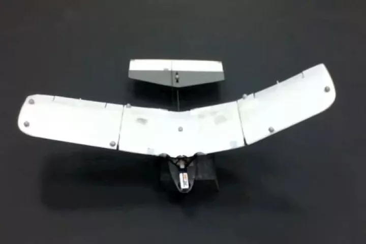The Urbana-Champaign MAV features articulated wings with movable trailing edge flaps