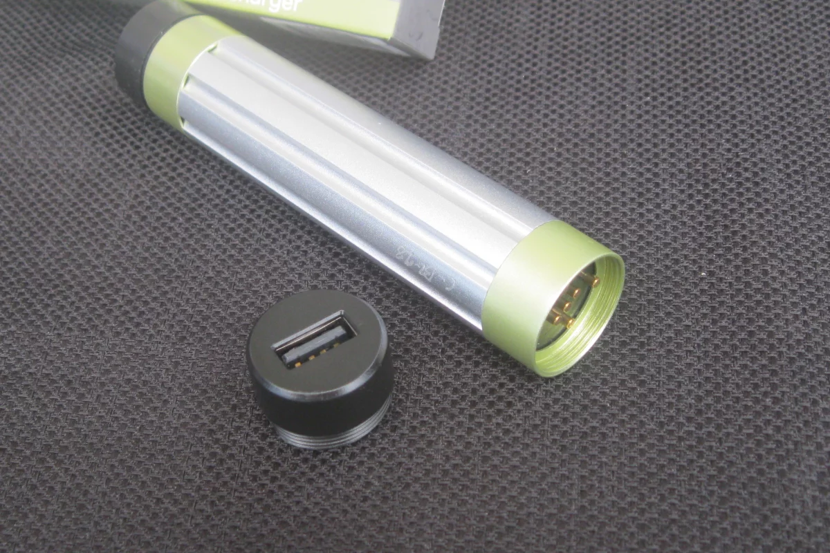 The Switch 8's screw-on tips allow for multiple charger styles and accessories