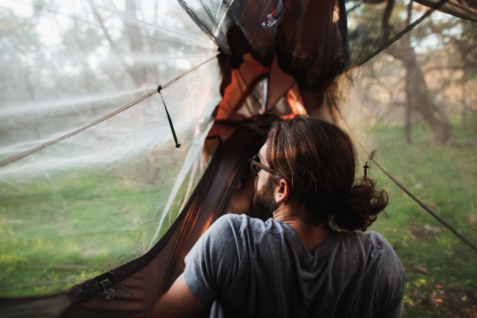 Inside the Kammok Sunda, hammock-style
