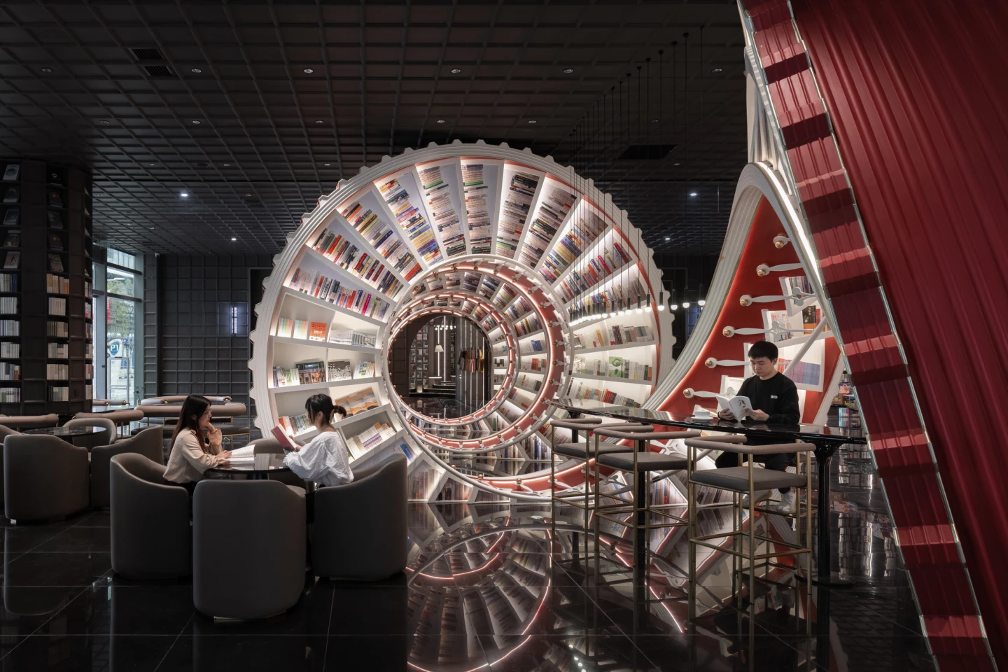 The Zhongshuge bookstore in the city of Shenzhen might just be X+Living's most eye-catching yet