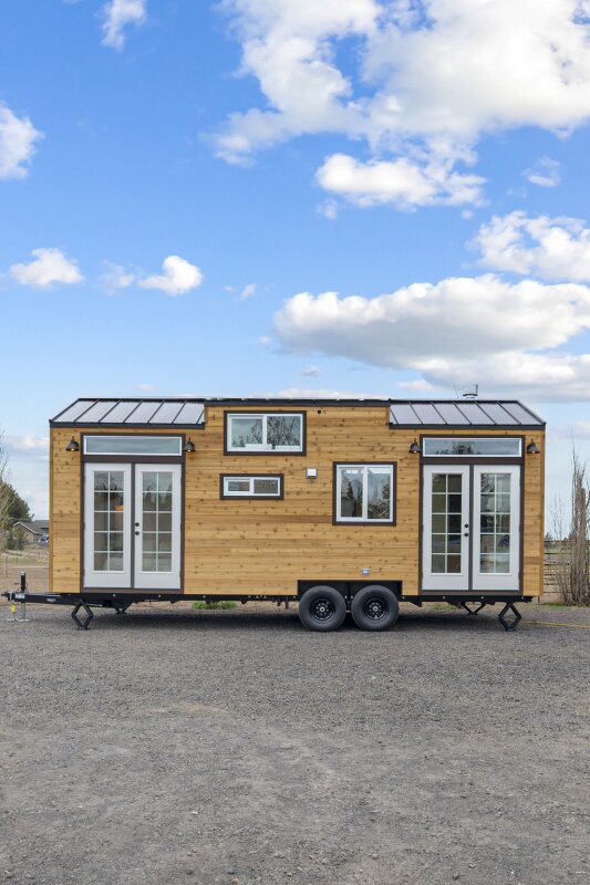26-ft tiny house goes extra-wide for surprisingly spacious small living