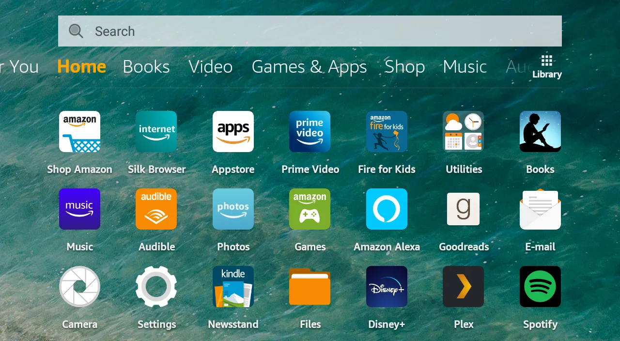 Many popular apps are available on Fire OS, but you won't find Google's apps