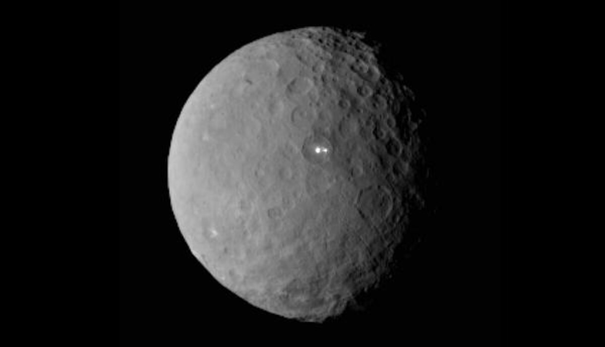 Dawn will investigate phenomena, such as the bright spots on Ceres (Image: NASA)