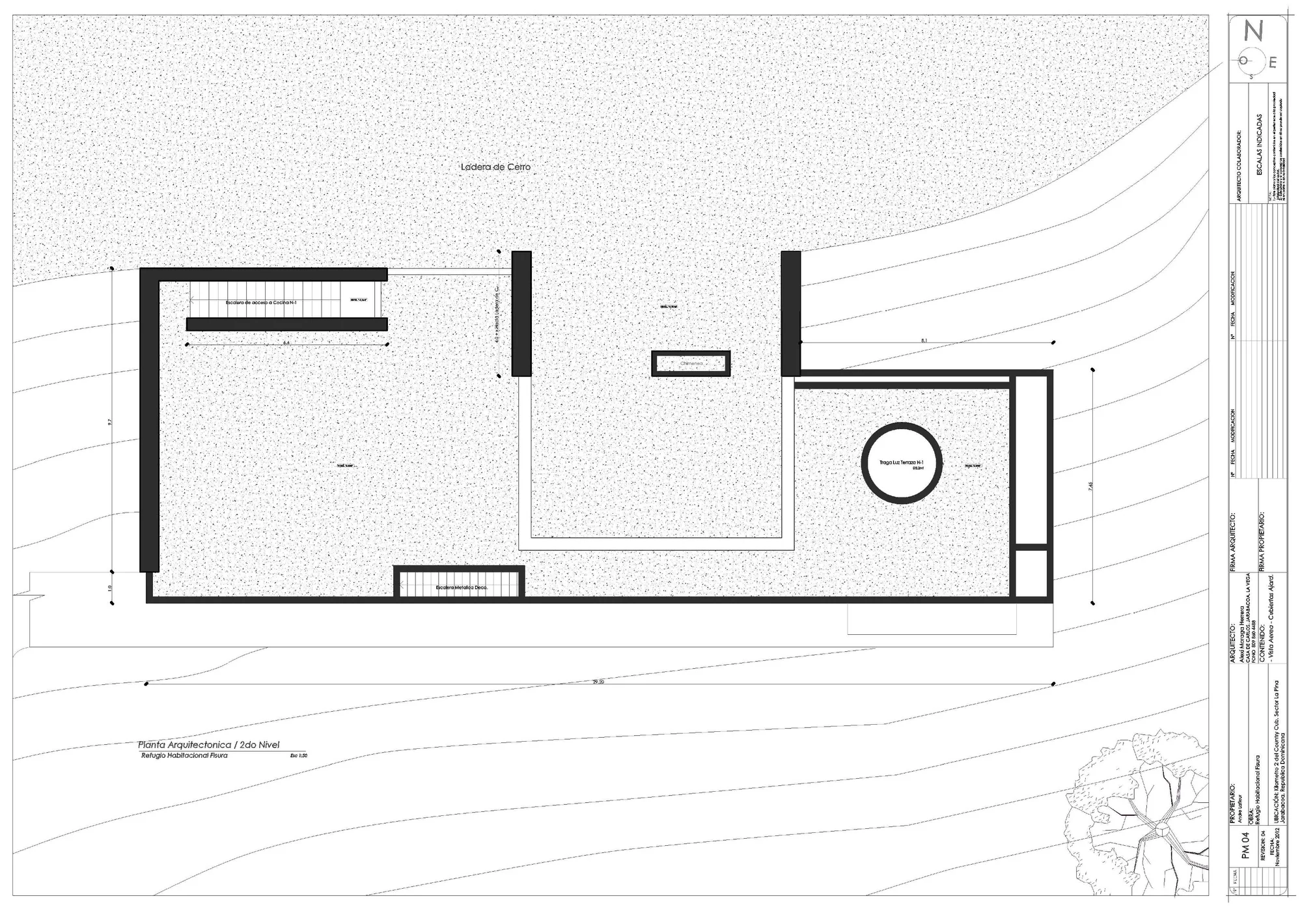 Architectural drawing of the RD House (Image: Vasho)