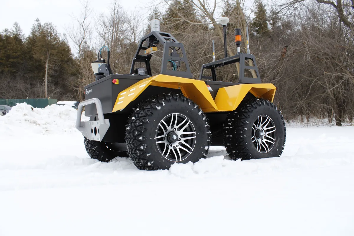 Grizzly combines the power of a tractor, with the precision of a robot