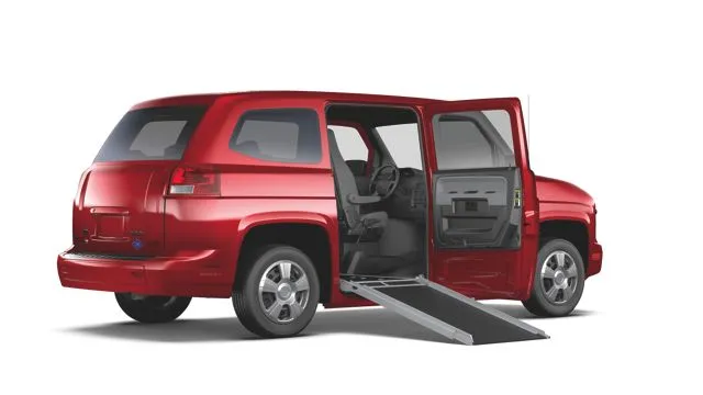The Vehicle Production Group's MV-1 van is designed with wheelchair-using passengers in mind