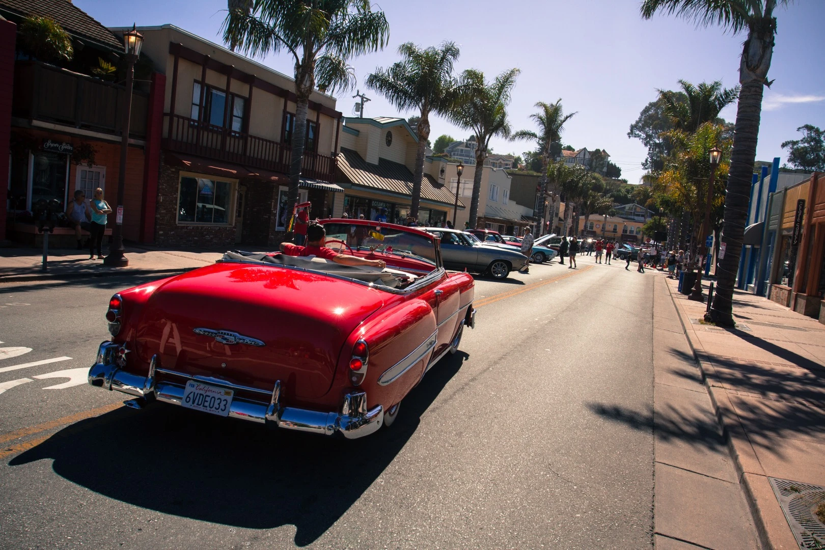 This 1953 Chevy Bel Air makes it's entry into the Capitola Rod and Custom Car Show