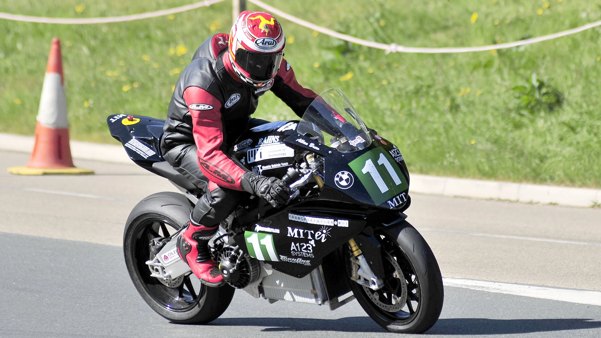 The MIT BMW EVT machine of Allan Brew finished fourth and second in the University competition