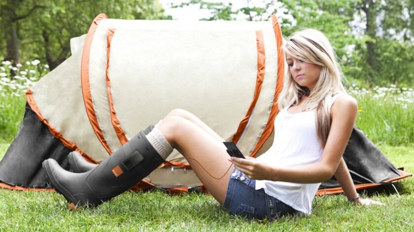 Kinetic energy boots