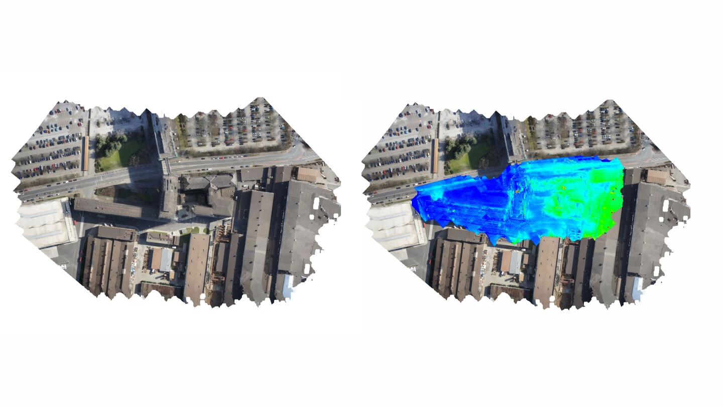 Last month, Siemens unveiled a pilot project whereby aerial data collected by drones combines with image processing software to visualize energy losses as thermal maps across entire neighborhoods (Photo: Siemens)