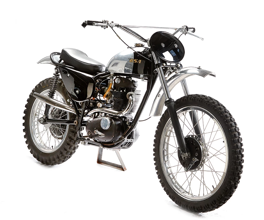 The last model of BSA’s 500cc motocross bikes, the B50MX was based on the successful B44 Victor but with a full 500c engine. Estimate: NZD$8,000 to 12,000 (US$5,000 to $7,500)