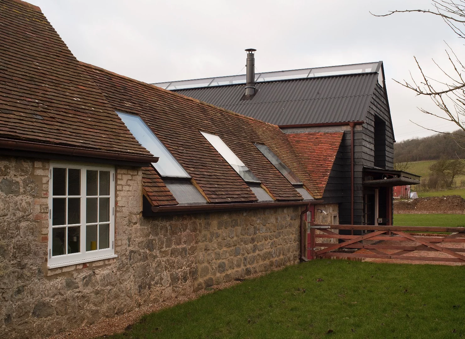 Ancient Party Barn includes a cluster of buildings