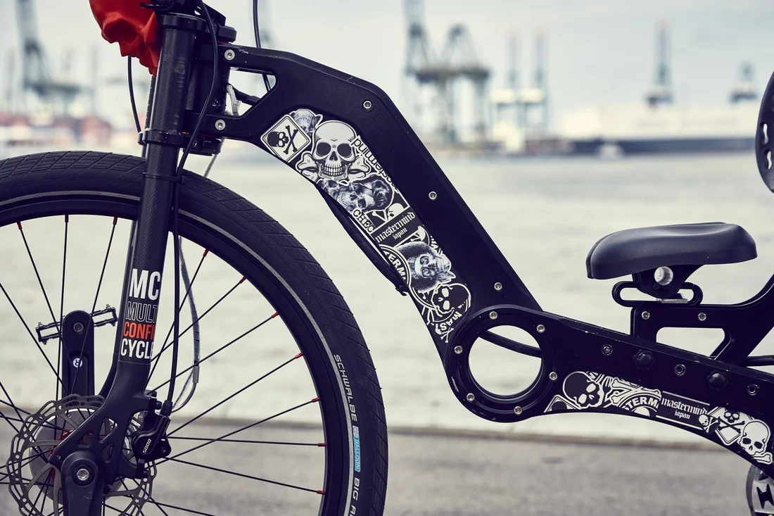 The unique frame on the MC2 Chopper