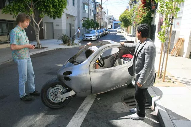 Taking the C-1 prototype out for a test drive (Photo: Randolph Jonsson/Gizmag)