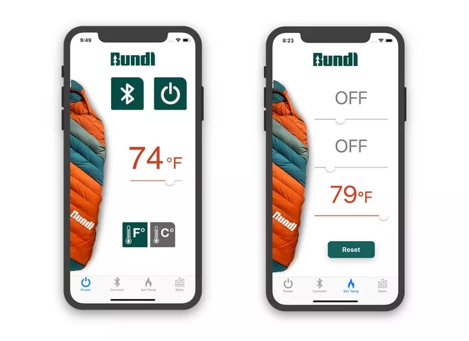 The BUNDL app allows you to customize your sleep experience
