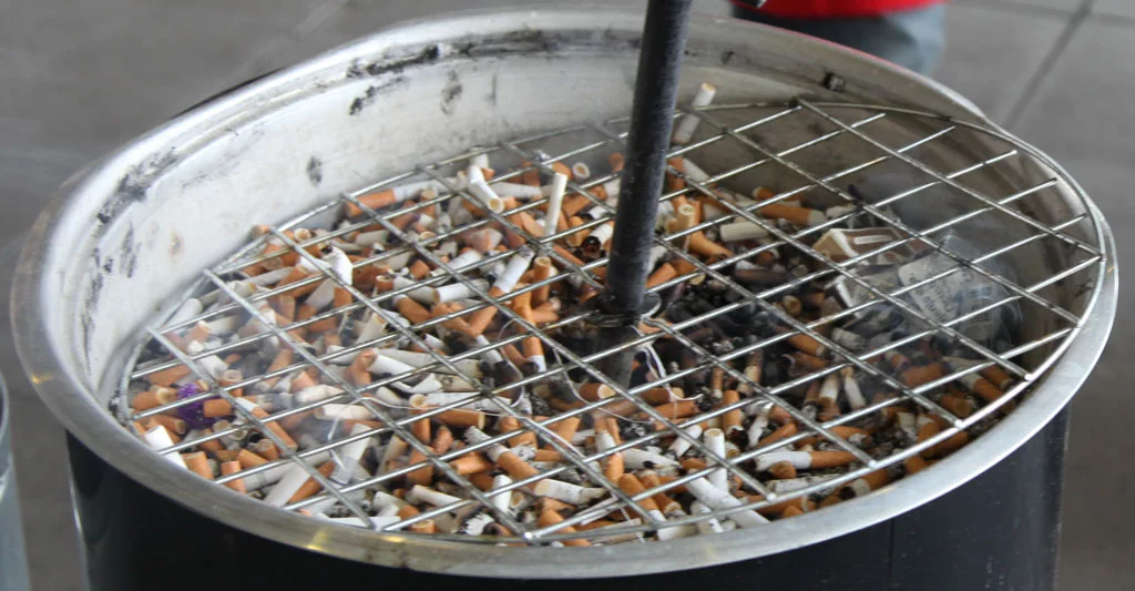 Cigarette butts contain chemicals that may keep steel from rusting
