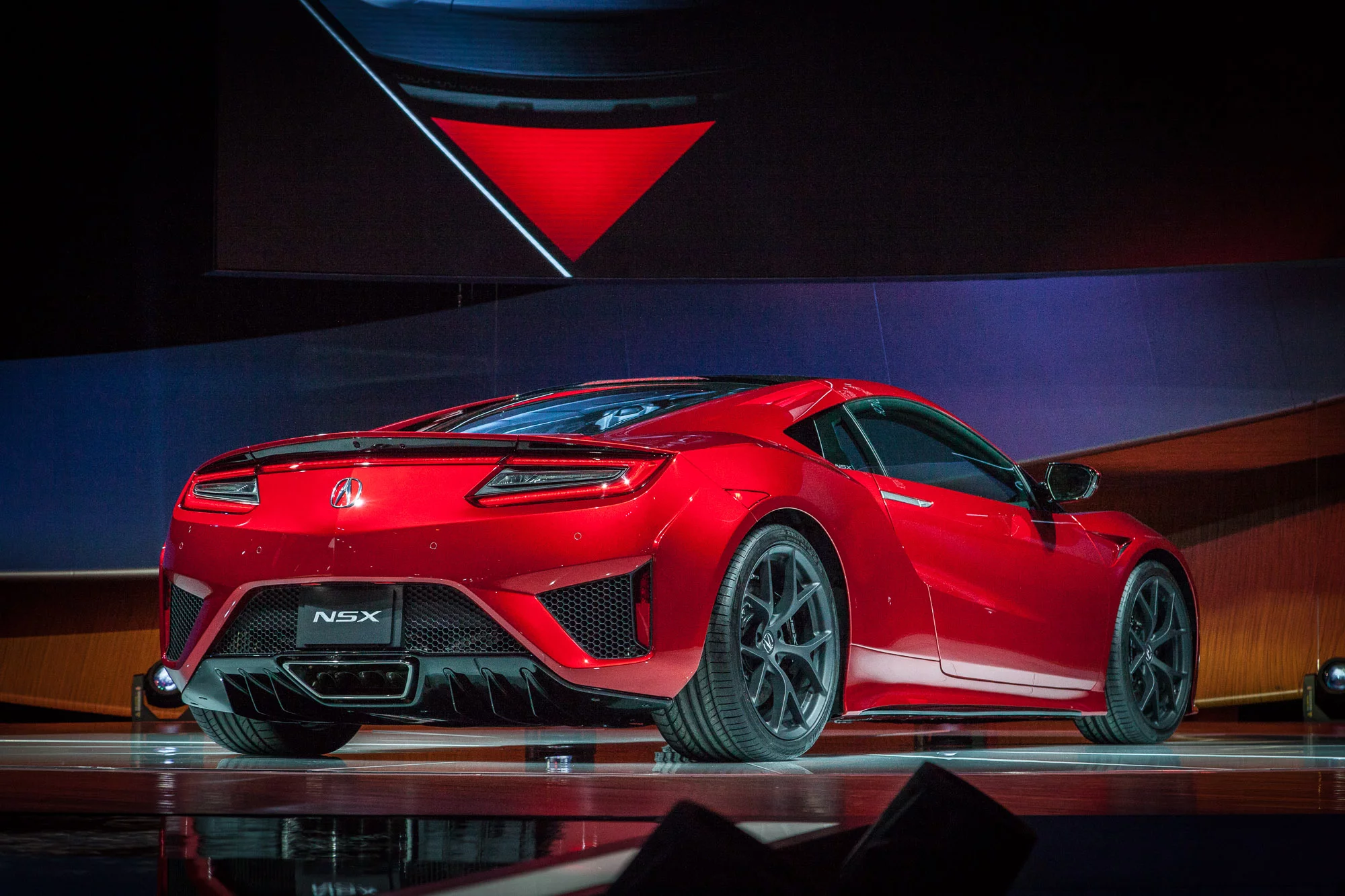 The production spec Acura NSX Version 2.0