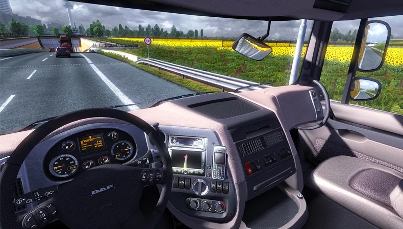Euro Truck Simulator 2 sounds about as fun as watching paint dry, but in VR it's an immersive walk in the shoes of a trucker