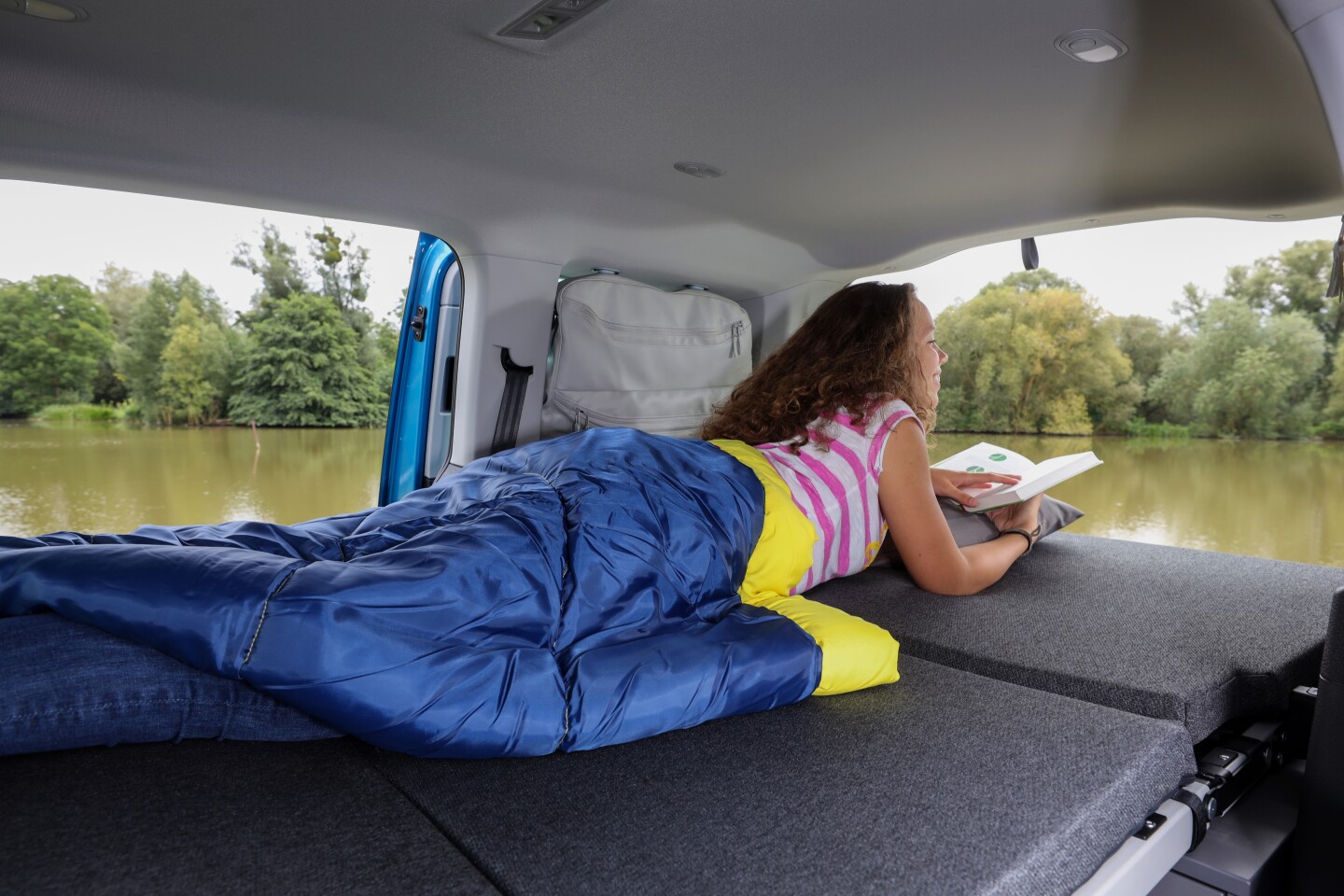 The Caddy California sleeps two inside