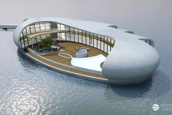 The floating homes have been designed to offer residents privacy, comfort and a connection to nature