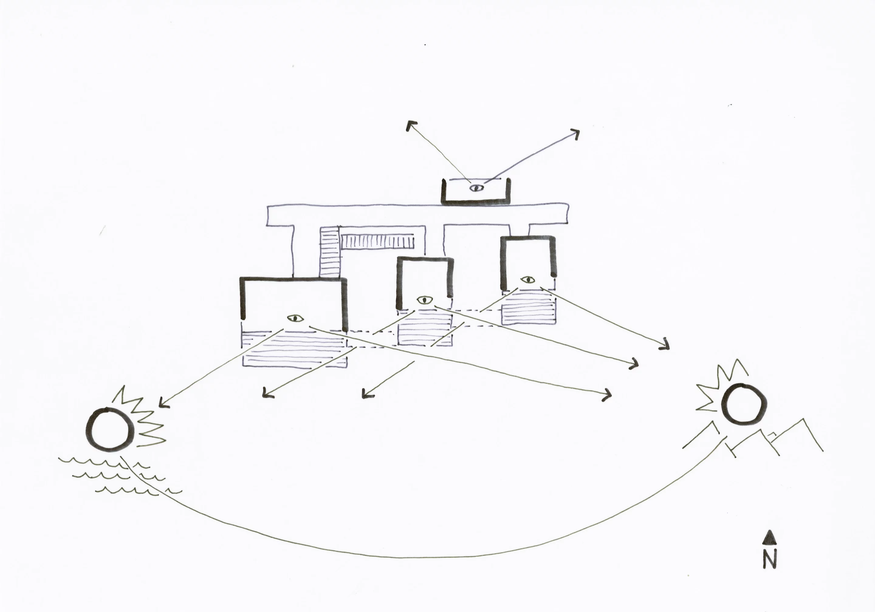 Architectural sketch (Image: Benjamin Garcia Saxe Architecture)