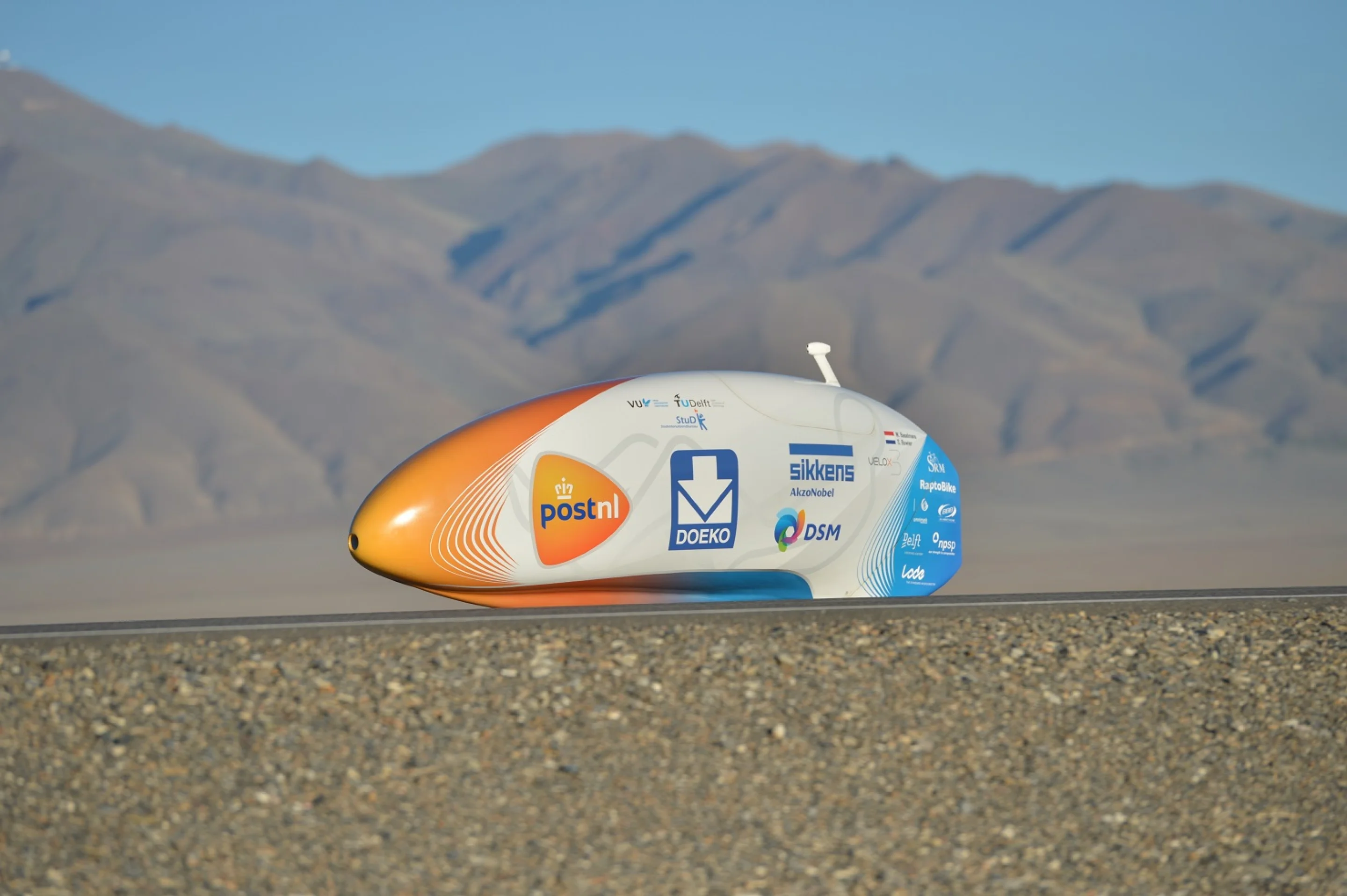 Human-powered speed record falls at Battle Mountain