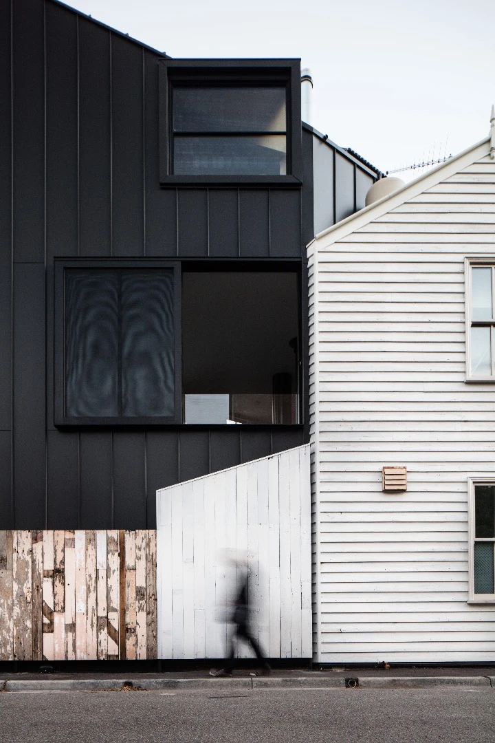 The Acute House is located in suburban Melbourne