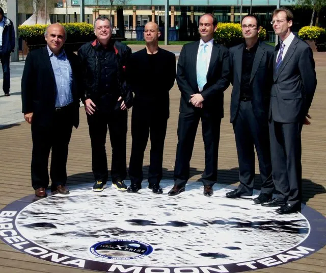 The main members of Barcelona Moon Team