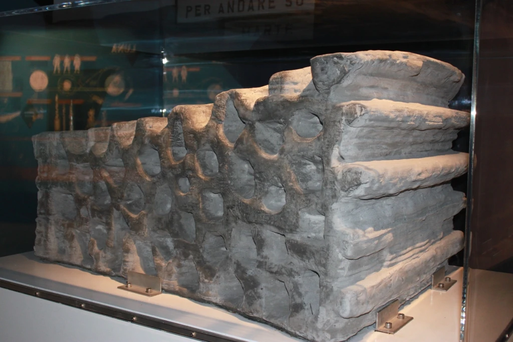 As part of the ESA-led study a 1.5 tonne building block was fabricated out of simulated lunar soil (Photo: ESA)