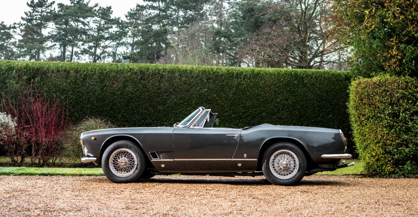 1960 Maserati 3500 GT Vignale Spyder. Estimate: €670,000 to €780,000. Bonhams | Lot 373 | Auction Description | Failed to meet reserve