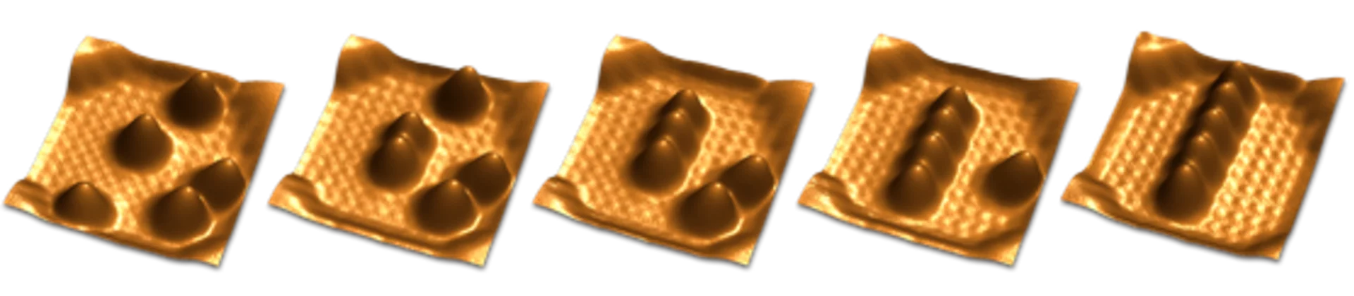 Steps in atomic manipulation